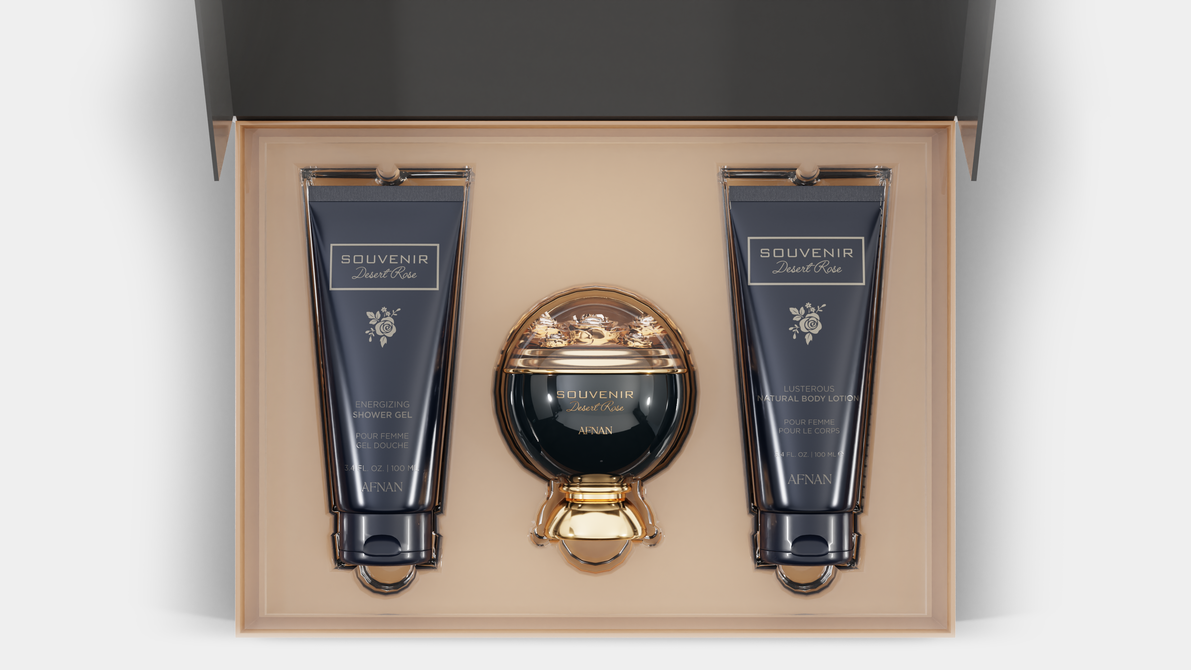 SET REGALO SOUVENIR DESERT ROSE